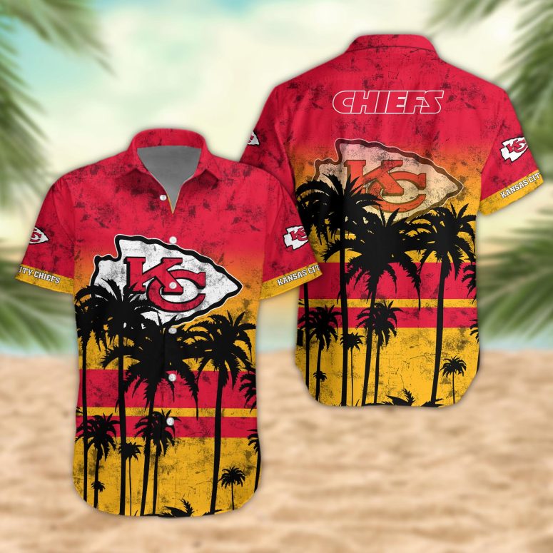 Kansas City Chiefs Desert Sunset Hawaiian Shirt