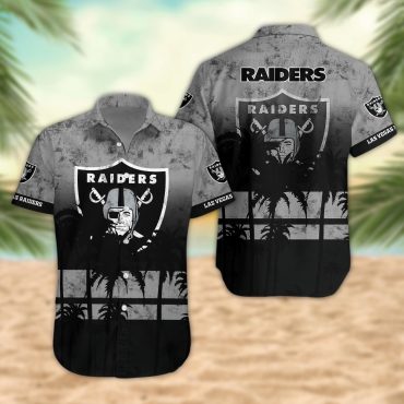Las Vegas Raiders Desert Sunset Hawaiian Shirt
