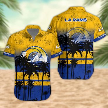 Los Angeles Rams Desert Sunset Hawaiian Shirt