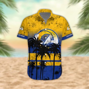 Los Angeles Rams Desert Sunset Hawaiian Shirt