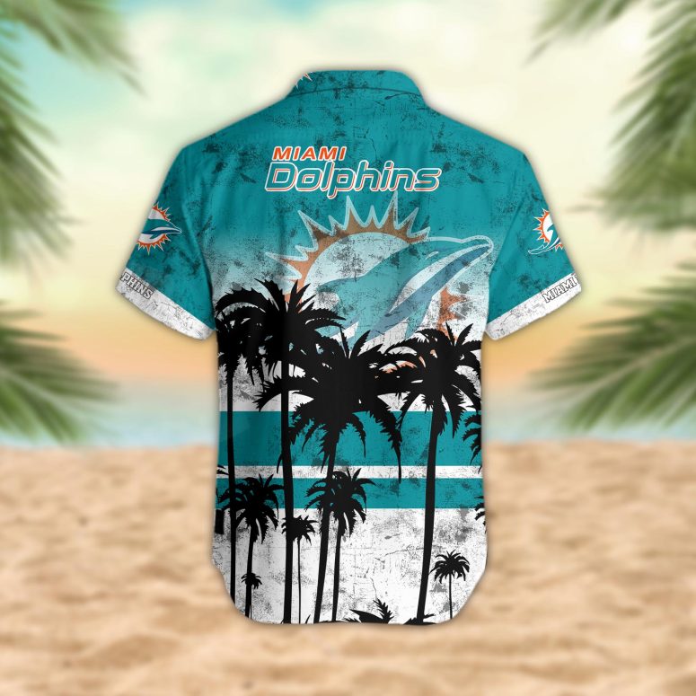 Miami Dolphins Desert Sunset Hawaiian Shirt