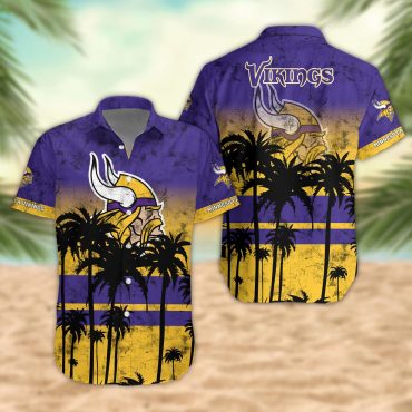 Minnesota Vikings Desert Sunset Hawaiian Shirt
