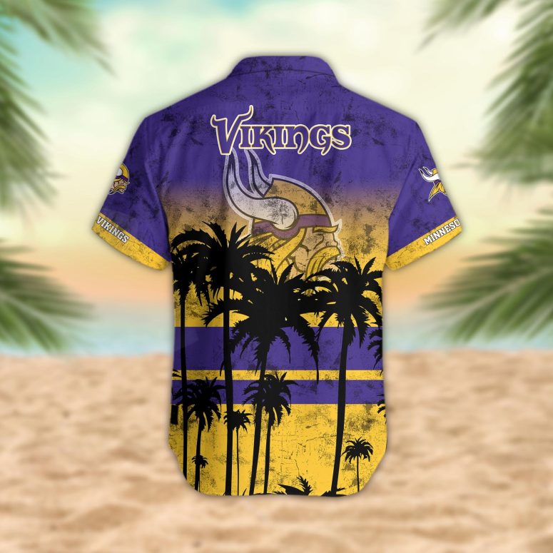 Minnesota Vikings Desert Sunset Hawaiian Shirt