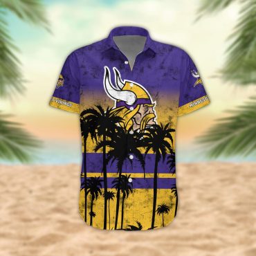 Minnesota Vikings Desert Sunset Hawaiian Shirt