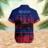 New York Giants Desert Sunset Hawaiian Shirt Back - TeeAloha
