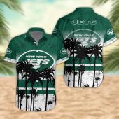 New York Jets Desert Sunset Hawaiian Shirt - TeeAloha