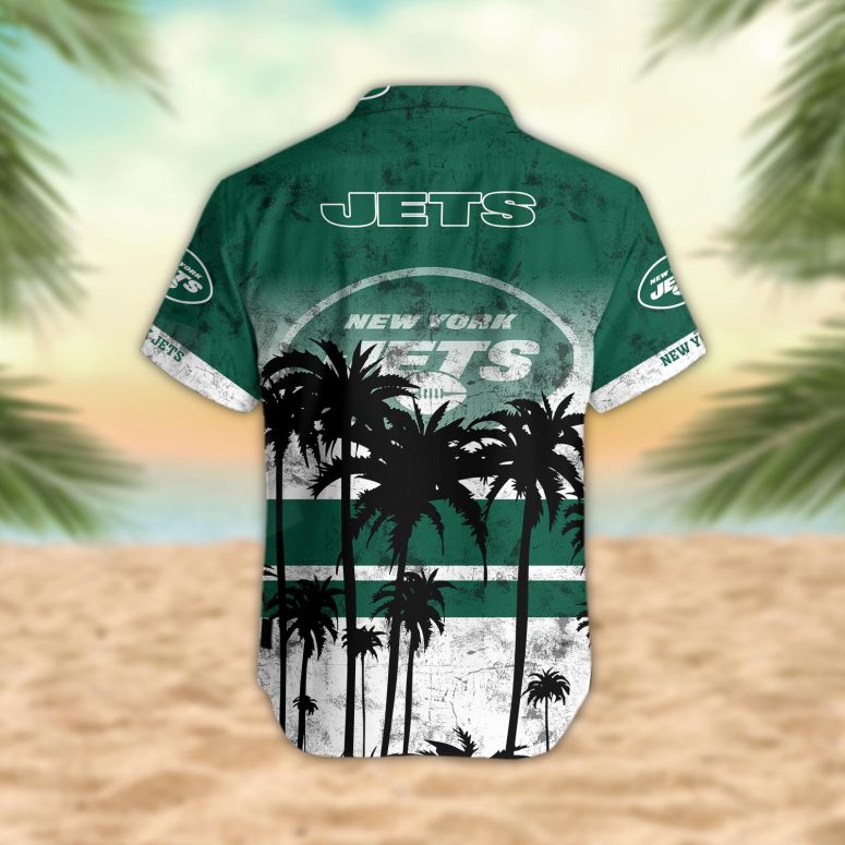 New York Jets Desert Sunset Hawaiian Shirt