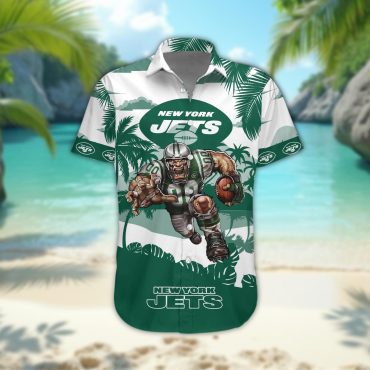 New York Jets Personalized Gridiron Warrior Hawaiian Shirt