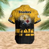 Pittsburgh Steelers Desert Sunset Hawaiian Shirt Back - TeeAloha