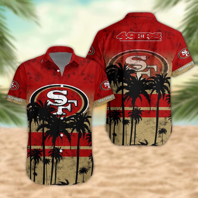 San Francisco 49ers Desert Sunset Hawaiian Shirt