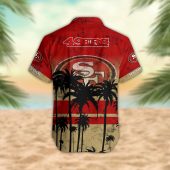 San Francisco 49ers Desert Sunset Hawaiian Shirt Back - TeeAloha