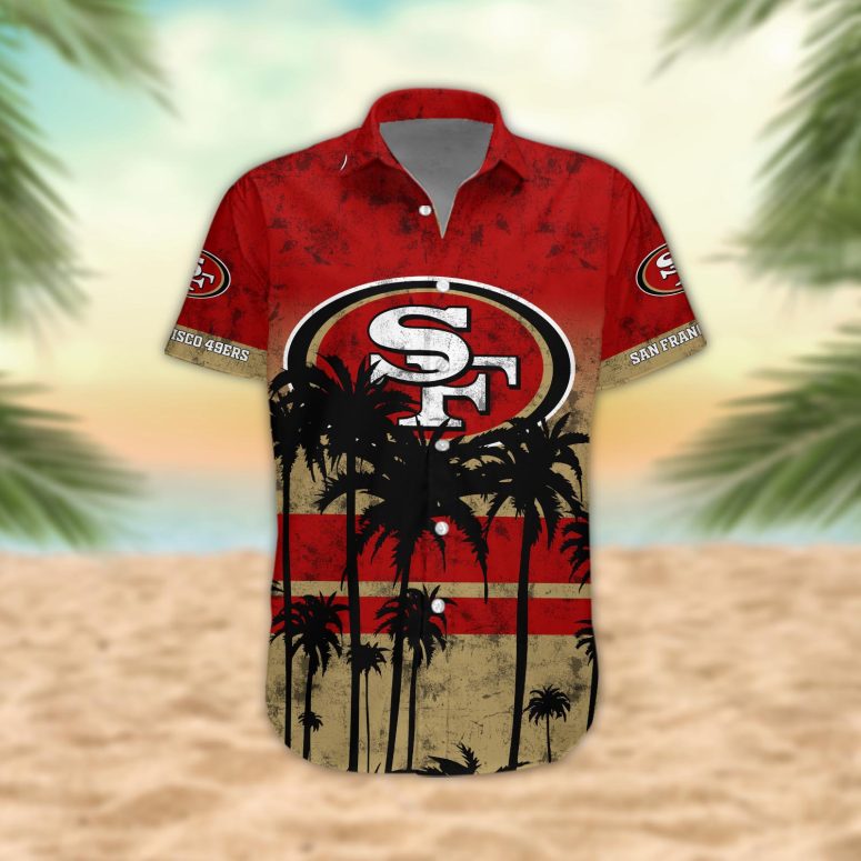 San Francisco 49ers Desert Sunset Hawaiian Shirt