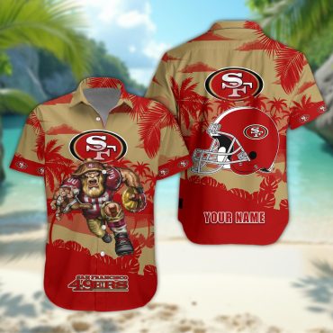 San Francisco 49ers Personalized Gridiron Warrior Hawaiian Shirt