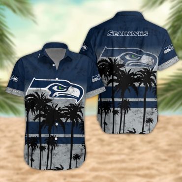 Seattle Seahawks Desert Sunset Hawaiian Shirt
