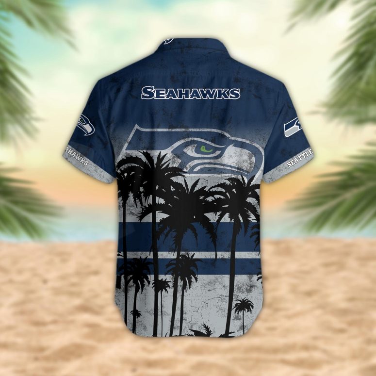 Seattle Seahawks Desert Sunset Hawaiian Shirt
