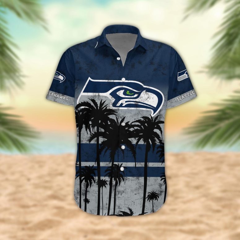 Seattle Seahawks Desert Sunset Hawaiian Shirt
