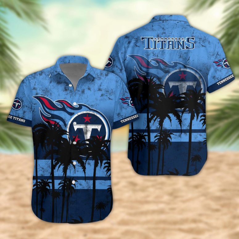 Tennessee Titans Desert Sunset Hawaiian Shirt