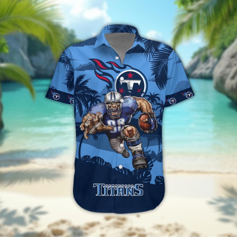 Tennessee Titans Personalized Gridiron Warrior Hawaiian Shirt