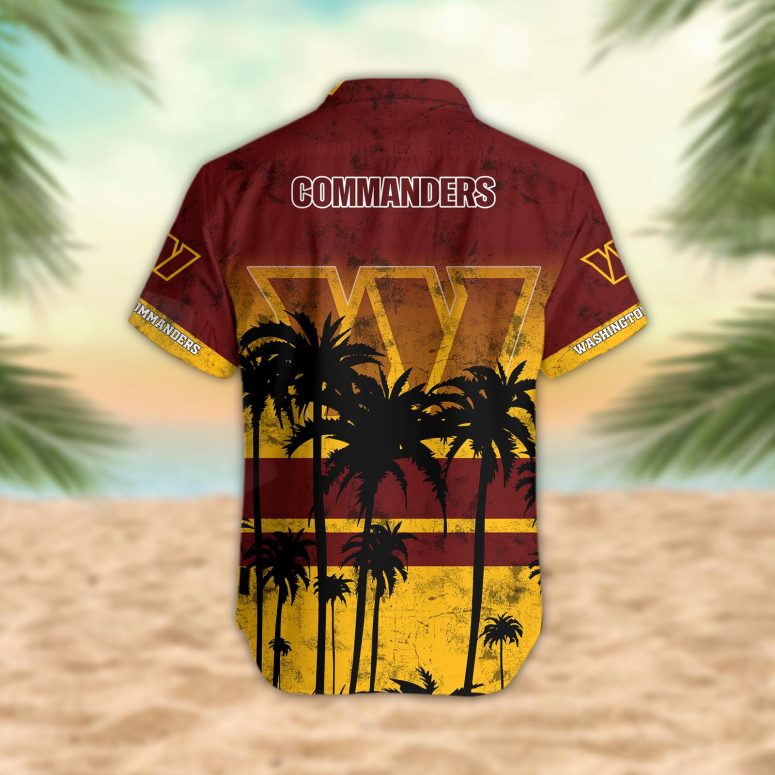 Washington Commanders Desert Sunset Hawaiian Shirt